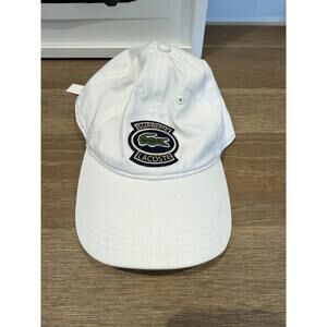 Supreme Lacoste 6-panel Hat White SS18